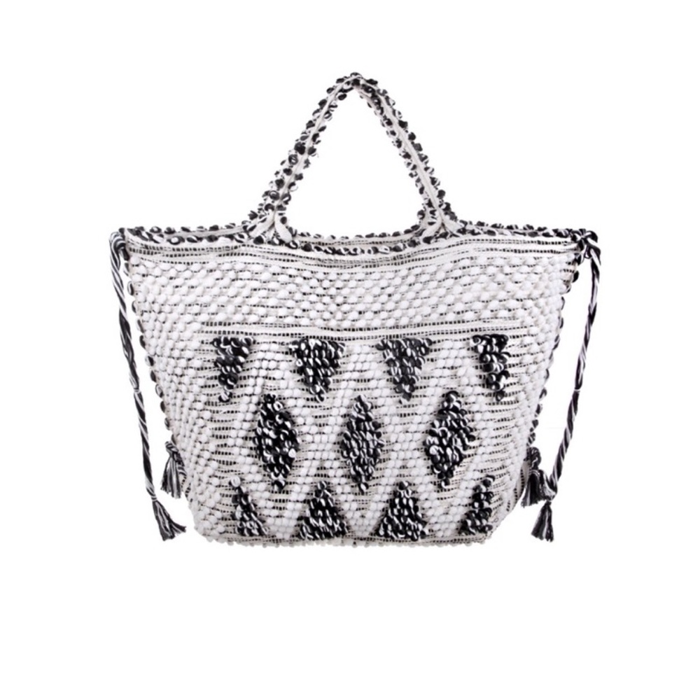 Antonello Tedde Large Cappriccioli Rombi Gray Tote
